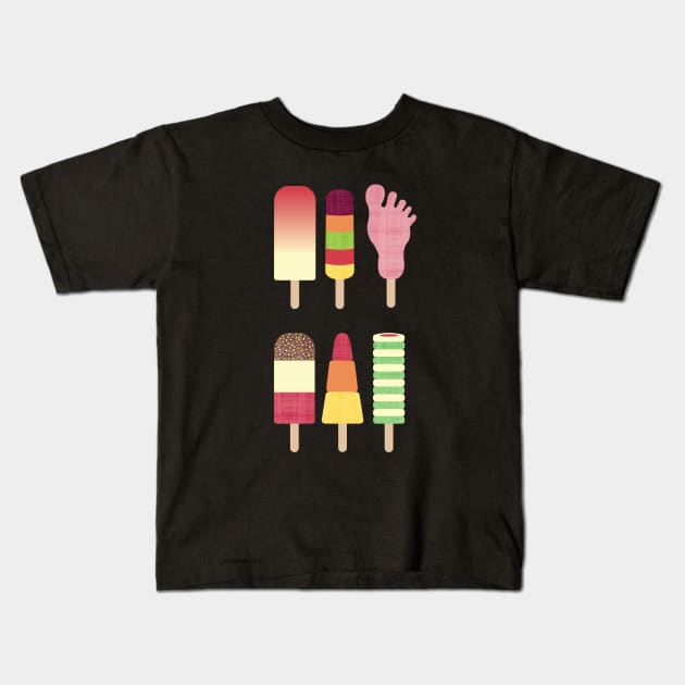 Retro Ice Lolly Kids T-Shirt by LjM